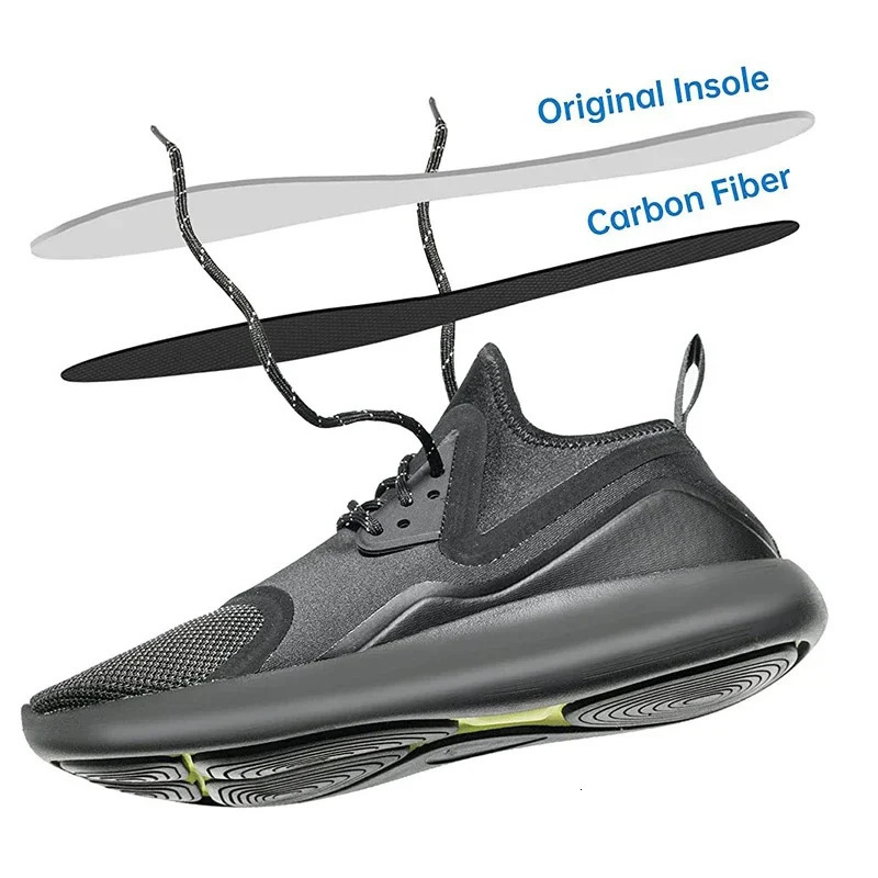 0.8mm Men Carbon Fiber Insole Women Basketball Football Hiking Sports Insole Male Shoe-pad Female Ortic Shoe Sneaker Insoles 240703