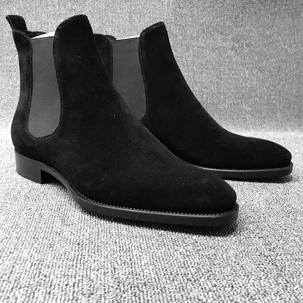 Men Boots for High Quality Men Ankle High Fashion Casual Boot Male Vinage Classic Dress Chelsea Boots Cowboy Boots Mens 240703