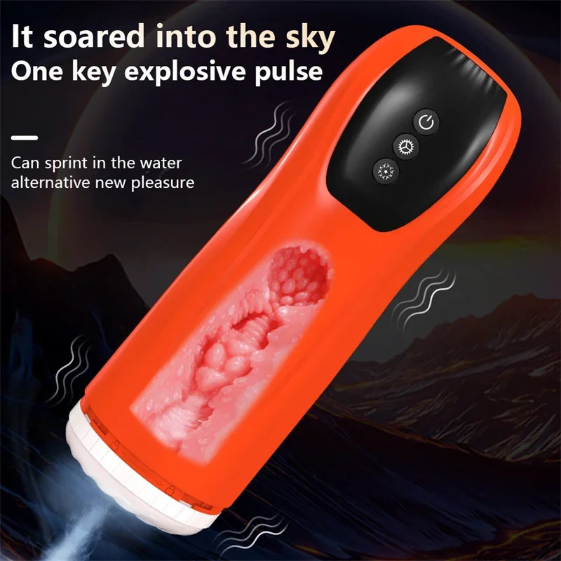 Massager Head Automatic Man Masturbator Heated Vagina Toys For Aldult Xxx Suckin Industrial Vagina Cup Sex Tooys For Man Toys 240627