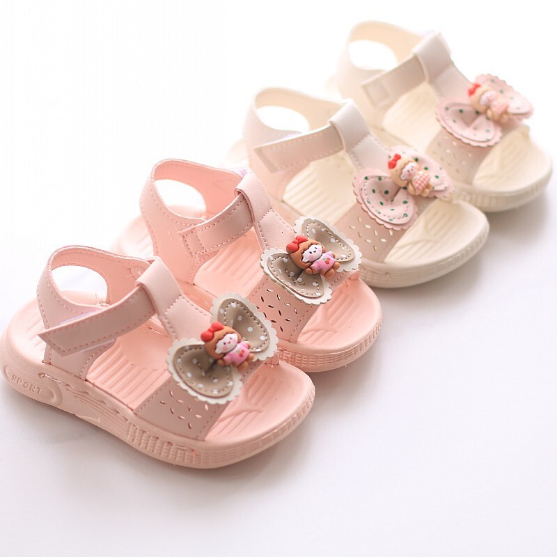 Baby Bow Princess Style Summer New Little Girl Sweet Children's Beach Sandals F704-20