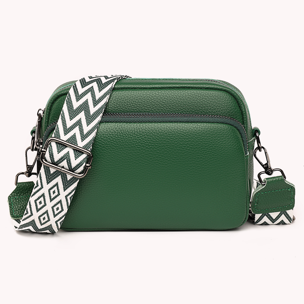 Women 2024 New Genuine Leather Simple Design Trend Crossbody Bags High Quality Female Cowhide Ladies Shoulder Bag H7.4#18.9