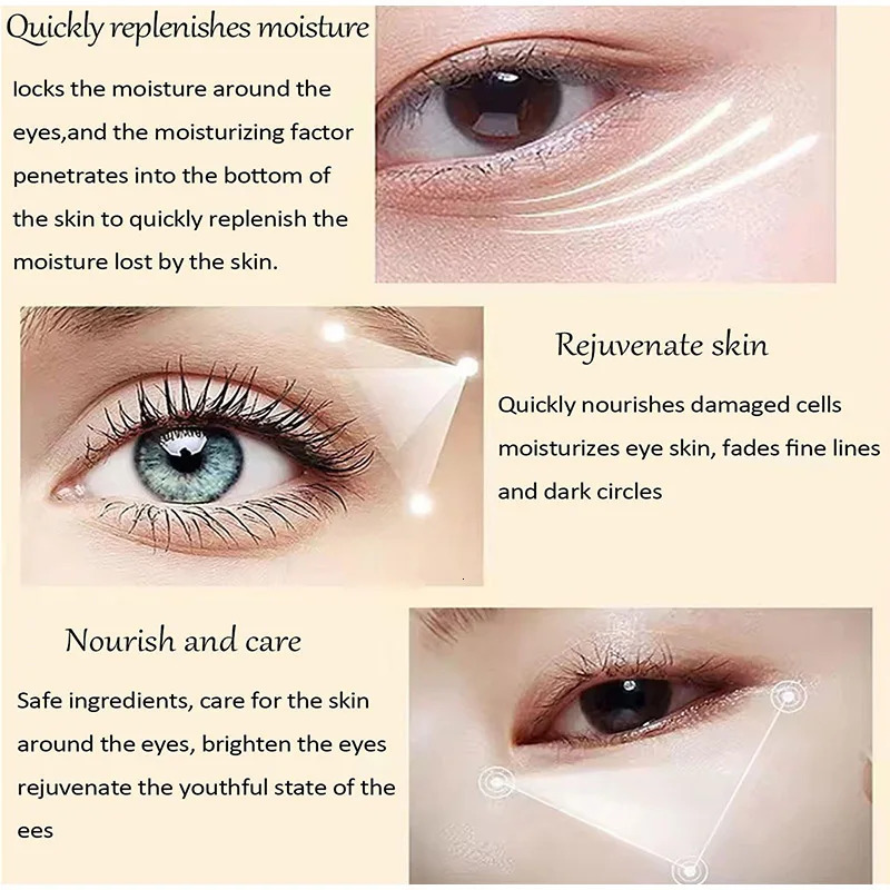 Celyn 3 Minutes Instant Firm Eye Cream Removal Lifting Tighten Eye Bags Dark Circles Moisturize Eye Cream o240703