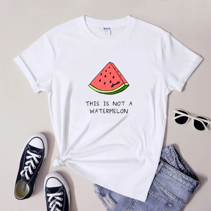 Palestine Watermelon TShirt Sassy Women Short Sleeve Palestinian Lives Matter Tee Shirt Top 5XL 240627