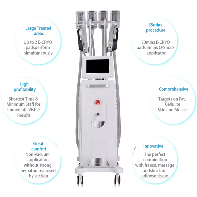 Hight Quality Fat Burner Body Slimming Ice Sculpture Pad Machine Body Shape Cellulite Reduction EMS Muscle Stimulate Body Sculpting Fat Burning Machin
