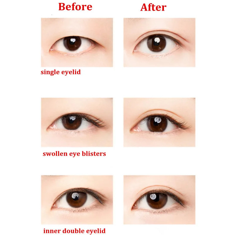 2024 U N Y Invisible Double Eyelid Tape Sticker Long Lasting Double-Fold Self-Adhesive Paste Beauty Big Eye Tools 240703