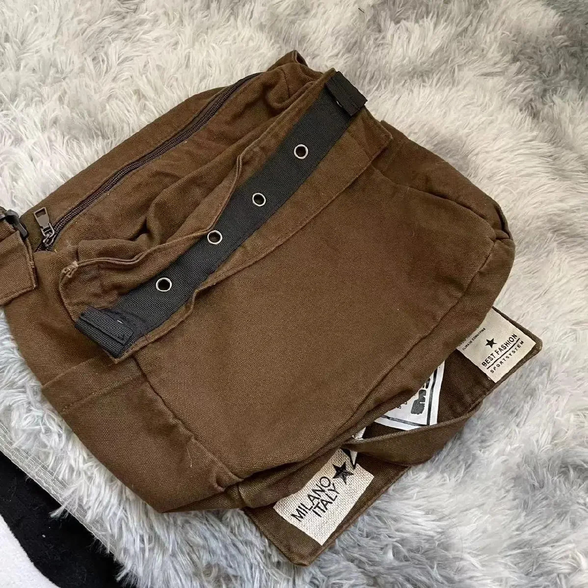 Unique Vintage Messenger Canvas Bag for Women Star Patch Students School Crossbody Bags American Fashion Retro Female Handbags H7.4#37.38