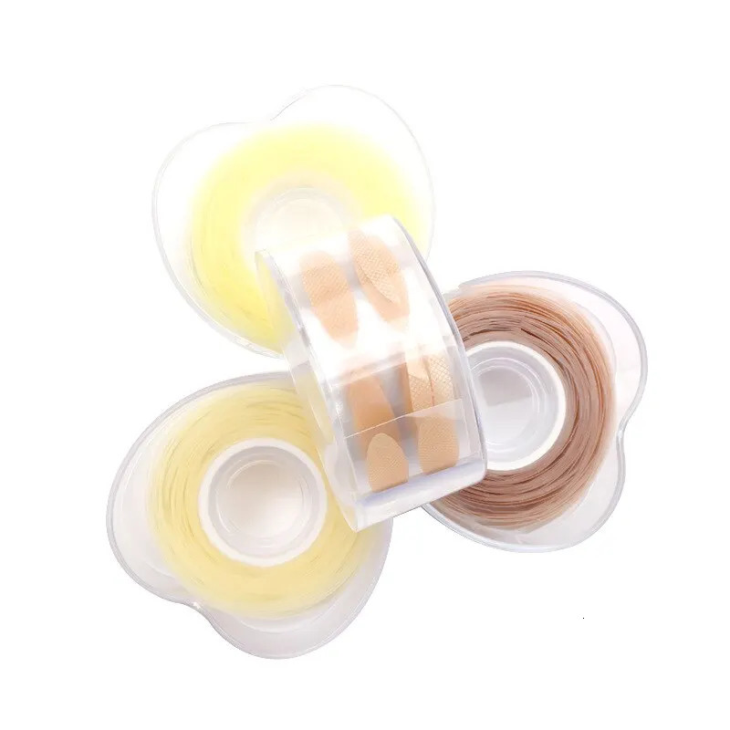 600Pcs Eyelid Tape Sticker Invisible Natural Self-adhesive Double Fold Eyelid Lace Paste Self Adhesive Clear Beige Makeup Tool 240703