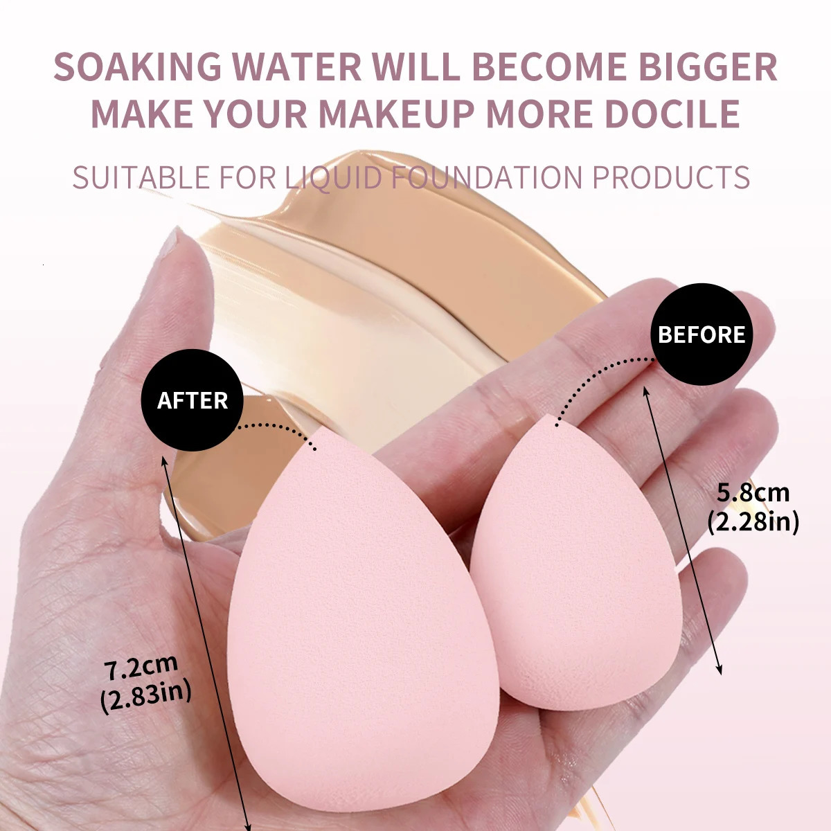 MAANGE 40PCS Makeup Tool Set 31pcs Foundation Brush Soft Fluffy Concealer Blush Brush with 6pcs Powder Puff Makeup Cleaning Mat 240704