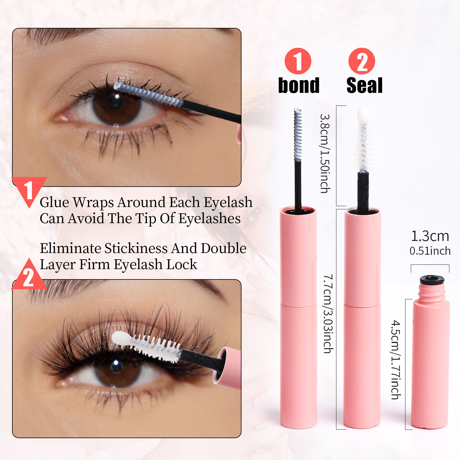 False Eyelashes 120pcs DIY eyelash extension kit cluster false eyelashes individual eyelashes Wispy fluffy eyelash extension kit with application tool