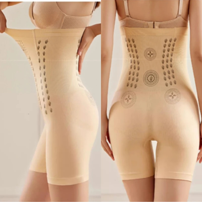 High waisted shaping underwear womens shaping shorts breathable and tight shaping shorts 240703