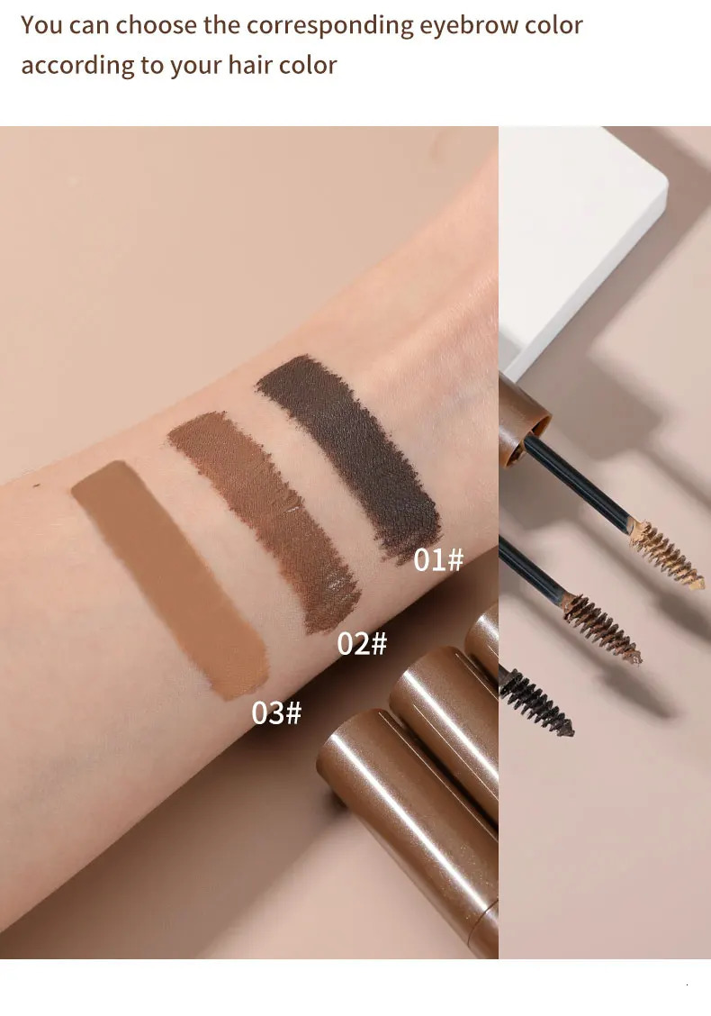 1pc Liquid Dyeing Eyebrow Cream Waterproof Long Lasting Easy To Color Natural Wild Eyebrow Dye Professional Comstic Tools 240703
