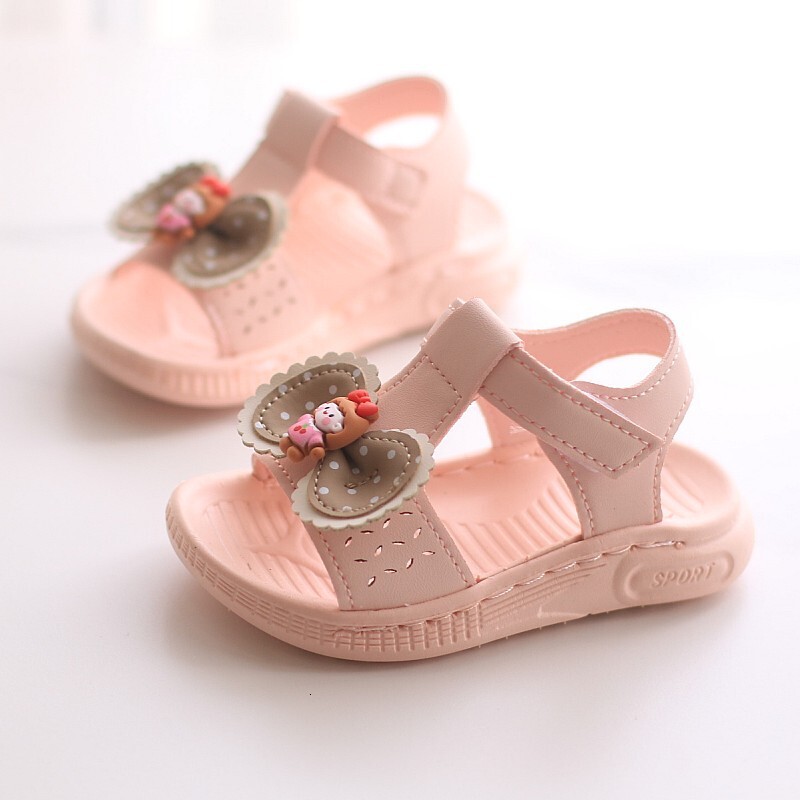 Baby Bow Princess Style Summer New Little Girl Sweet Children's Beach Sandals F704-20