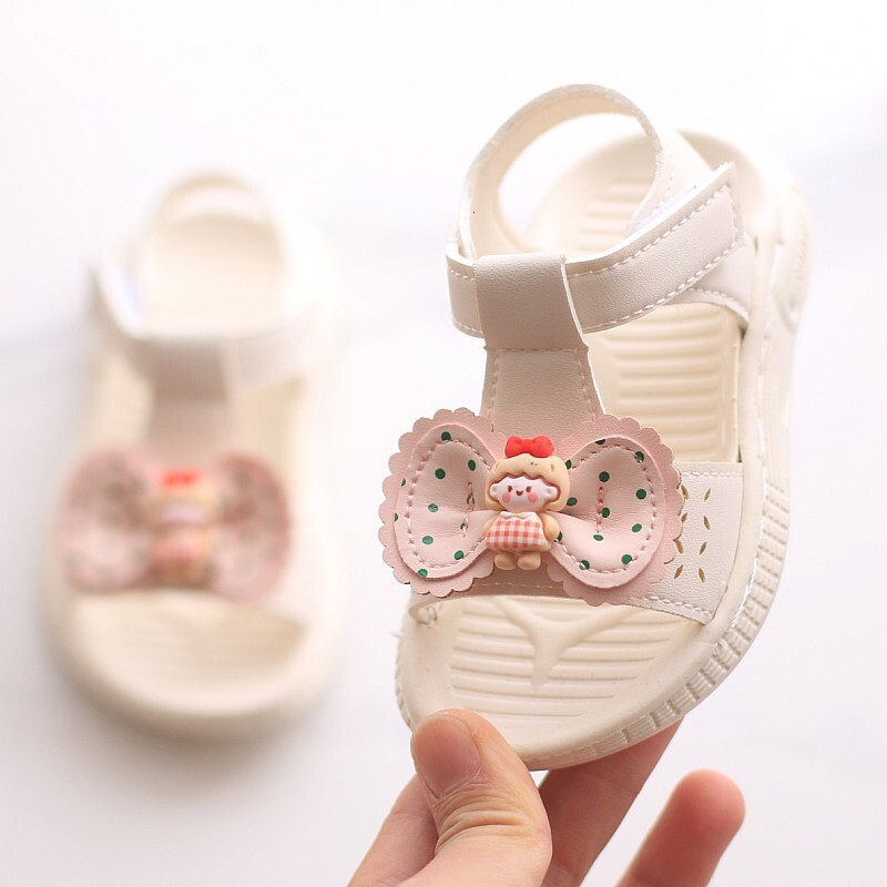Baby Bow Princess Style Summer New Little Girl Sweet Children's Beach Sandals F704-20