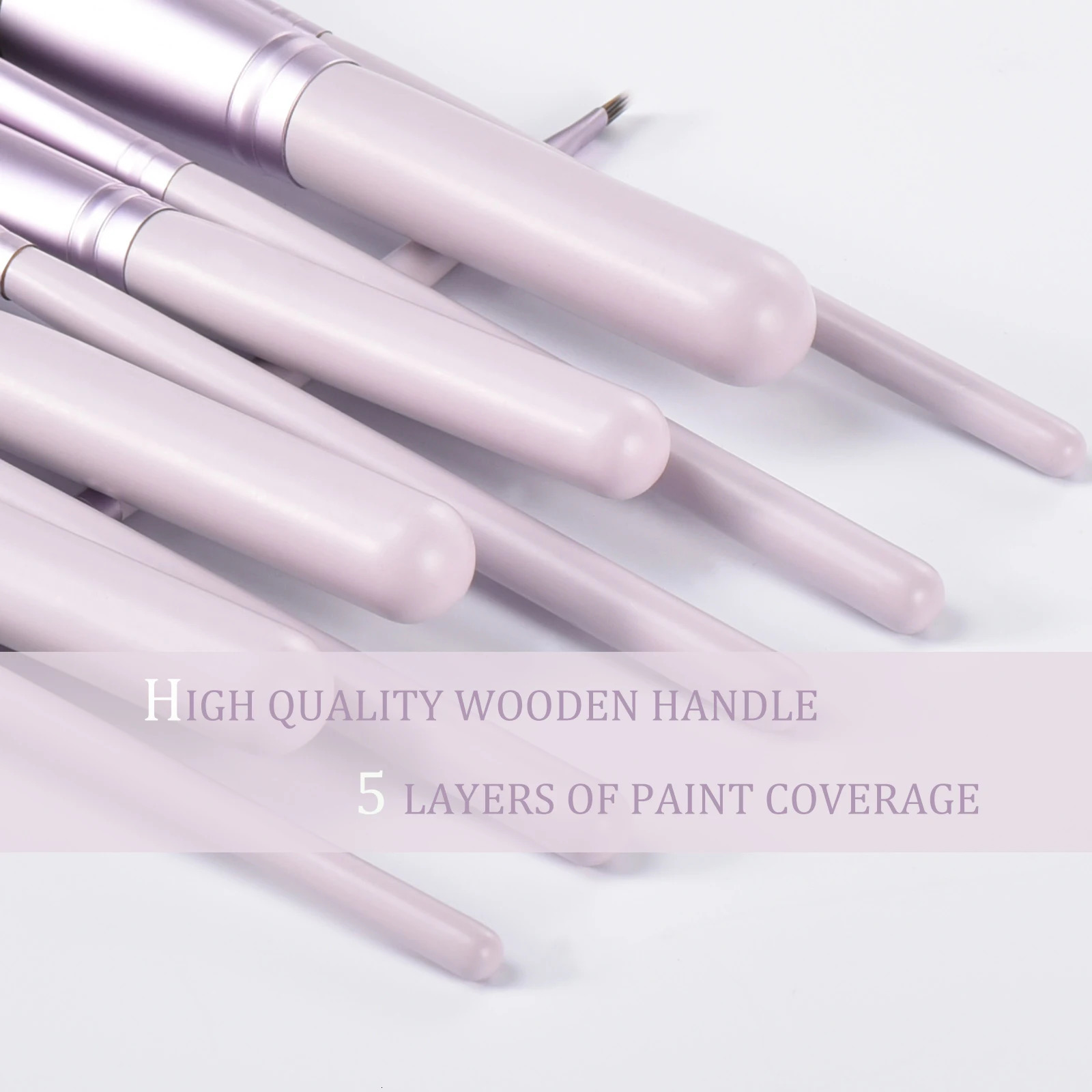 31Pcs Makeup Tools Set 15pcs Wooden Handle Makeup Brushes With SpongesSuitable For Beginners Cost-effective Makeup Tool Set 240704