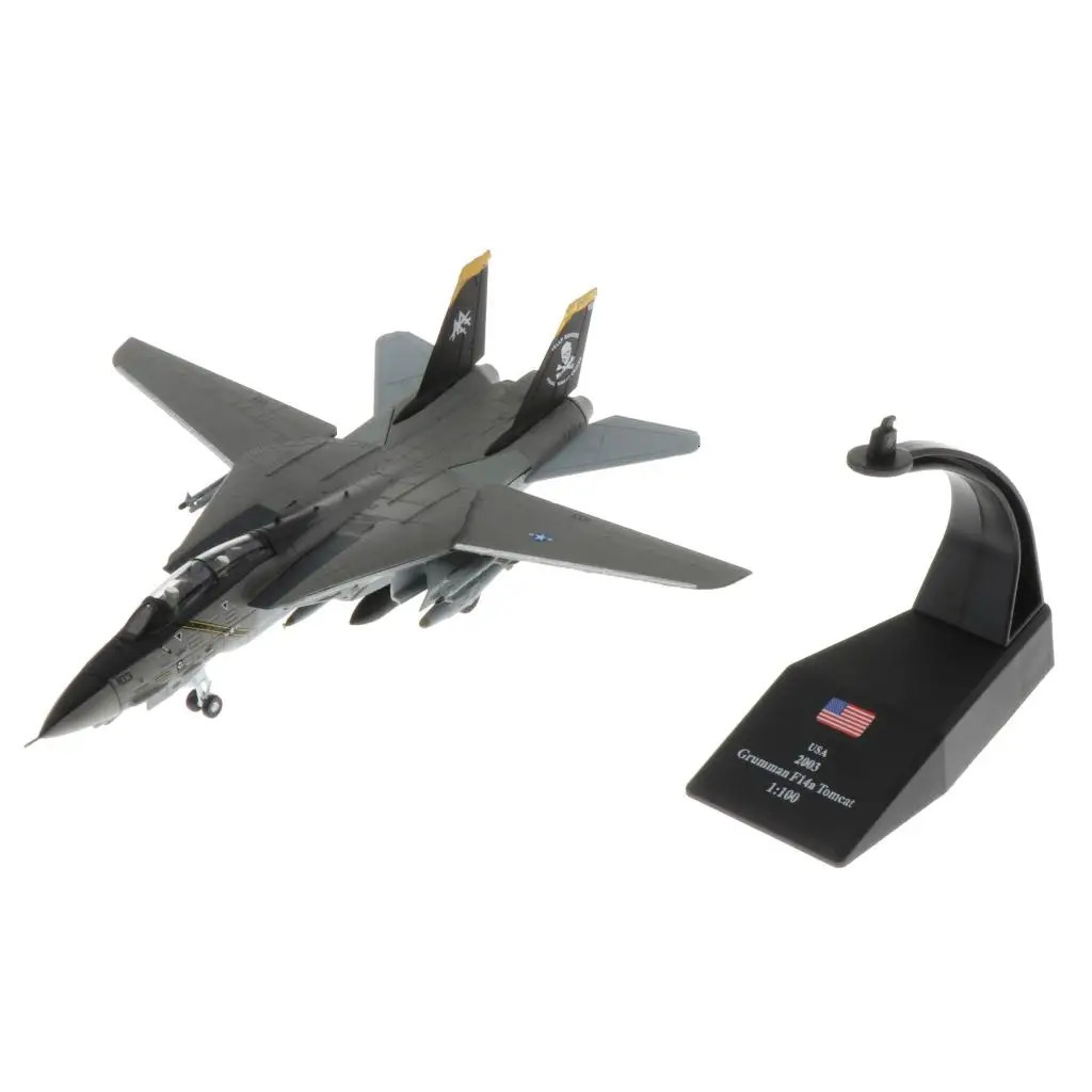1 100 Diecast Model Toy F-14 Super Flanker Jet Fighter Aircraft 240702