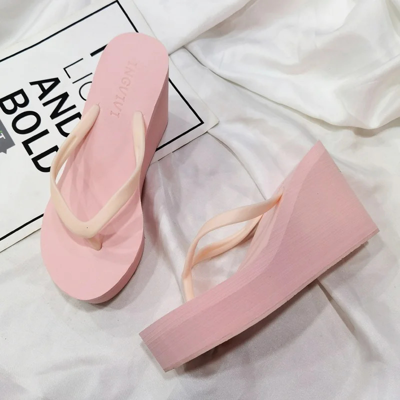 Womens Shoes Comfort Summer Women Wedge Platform Slippers Outdoor Sports Beach Flip Flops Opened Toe Casual Shoes 240704