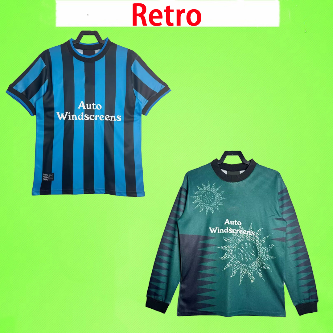 1996 1997 Retro Birmingham Soccer Jerseys 96 97 Vintage football shirts long sleeve green blue