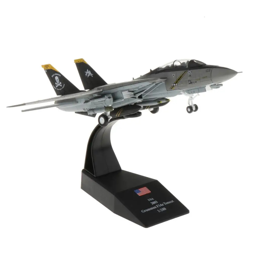 1 100 Diecast Model Toy F-14 Super Flanker Jet Fighter Aircraft 240702