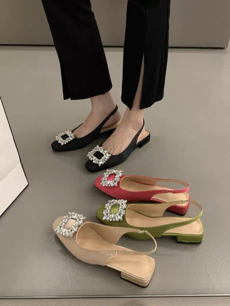 Women's Classic Leisure Gentle Celebrity Fashion Seasons Minimalist Style Shoes Party Triple Black Free shipping