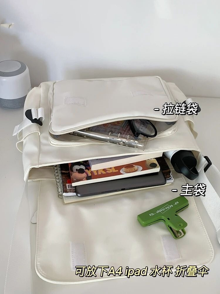 Crossbody Women Preppy Style Patchwork Color Shoulder Collage Student Messenger Bag waterproof Bags H7.4#25