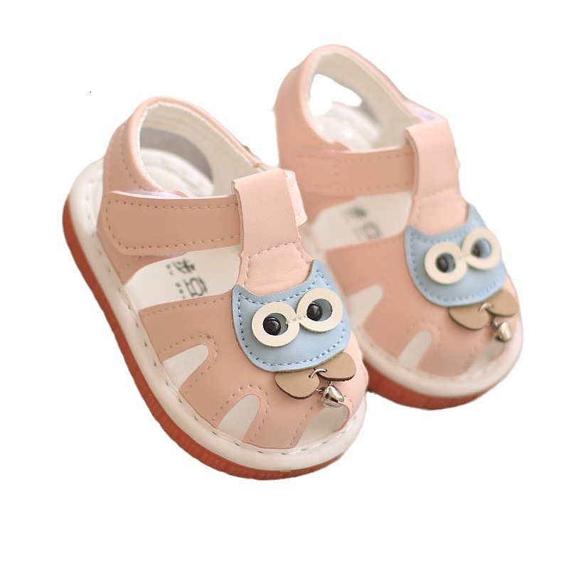 Summer New Walking 0-11 Year Old Baby Soft Sole Non Falling Sandals Cartoon for Preschool Children Anti slip Calling Shoes F704-24
