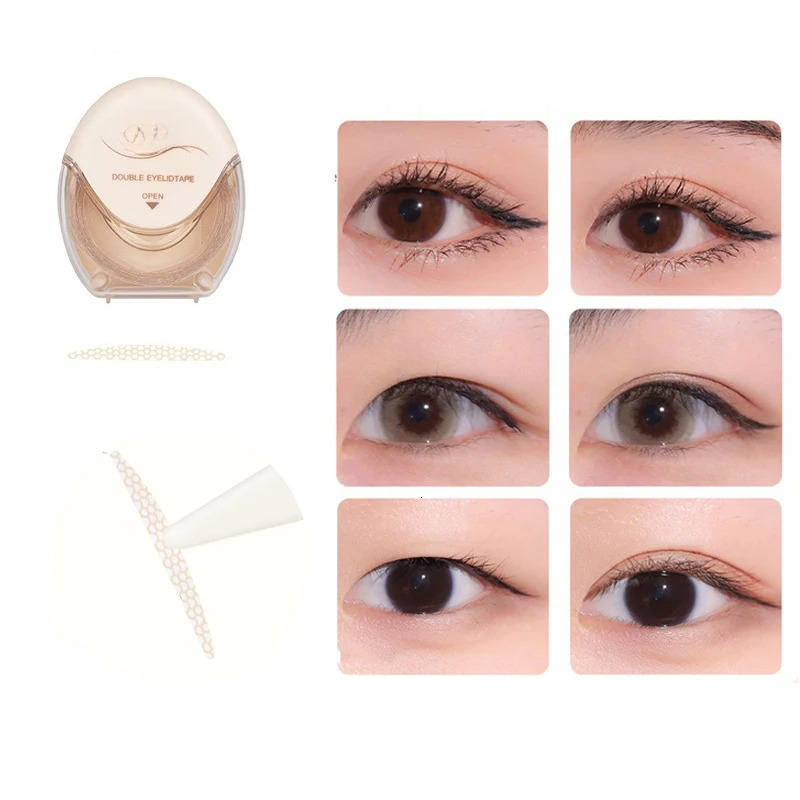 Natural Invisible Double Eyelid Tape Stickers Fiber Instant Eyelid Lift Paste Long Lasting Bigger Beauty Tool o240703