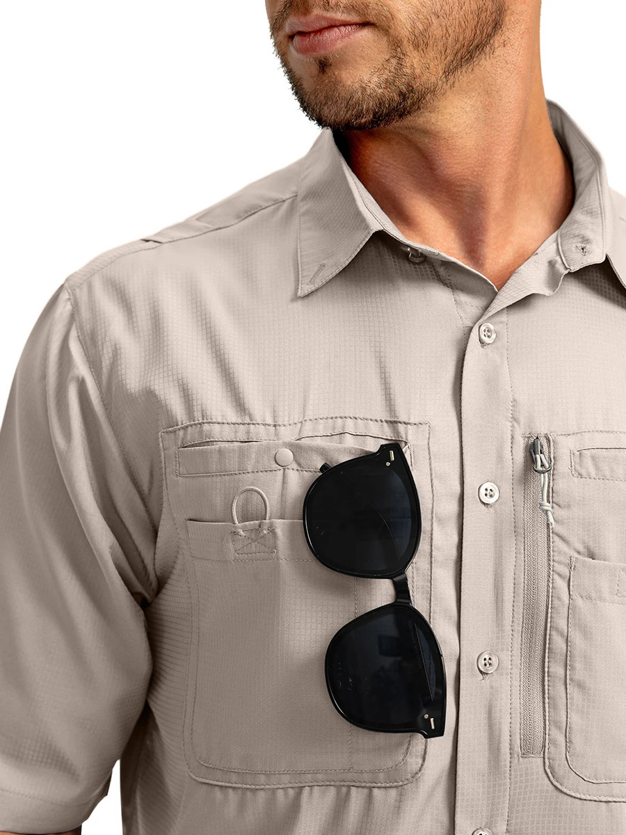 G Gradual Mens UPF 50 Short Sleeve PFG Fishing Shirt 240624