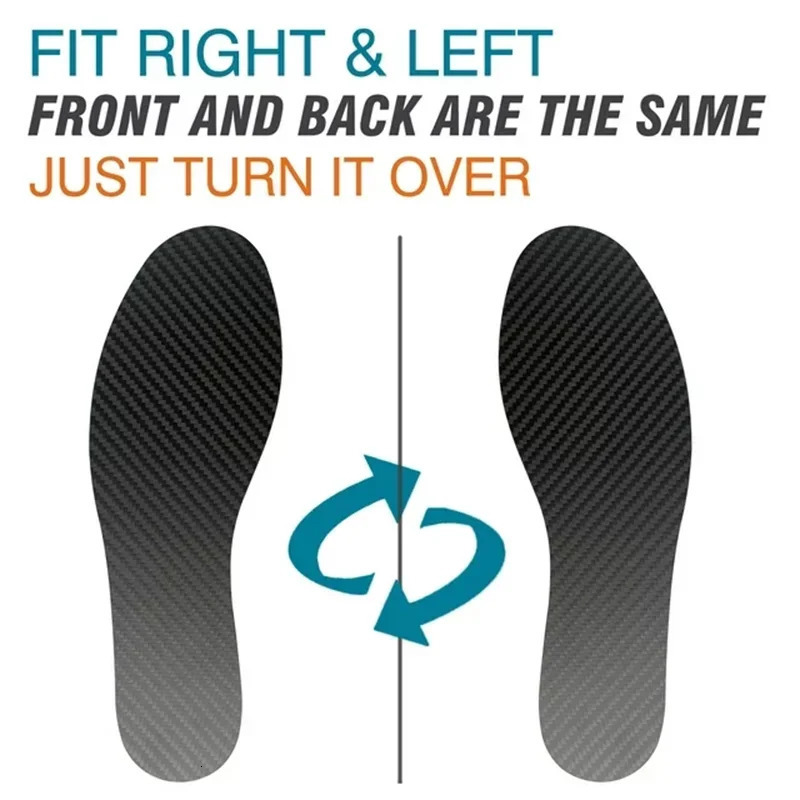 3K 100% Carbon Fiber Insoles Sports Insole Sneaker Shoe-pad Support Turf Toe Morton 0.8/1.0/1.2mm Thickness High A 240703