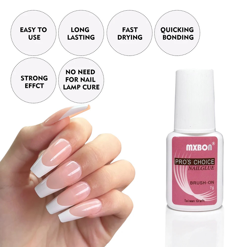 1/3/5pcs of the fast drying super strong easy to apply and durable nail glue used for pressing on nails beauty tools and nail products 240703