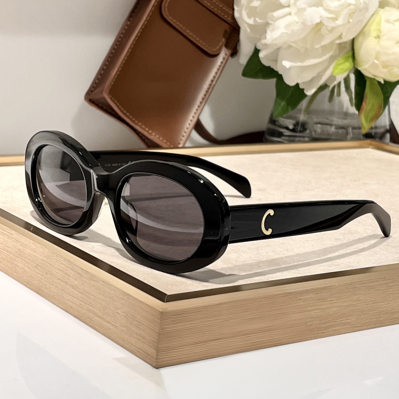 Designer Sunglasses Women For Men Luxury 40194 Colorful Leisure Style Goggles Anti-Ultraviolet Retro Fashion Eyewear Metal Oval Full Frame Glasses Random Box