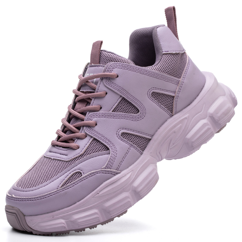 MJYTHF Protective For Women Men Sneakers Fashion Safety Anti-Smash Anti-Puncture Indestructible Shoes Work Boot