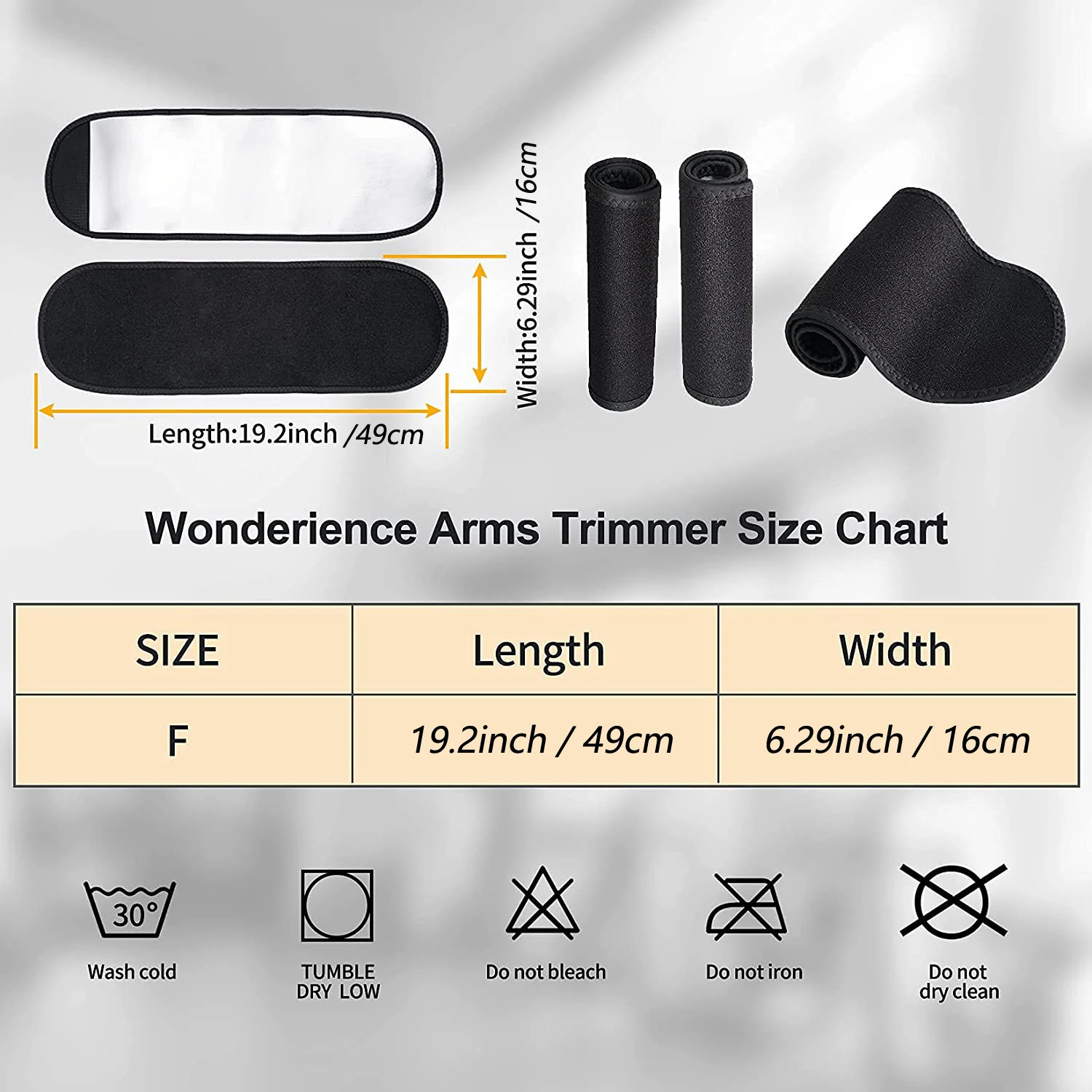 1 female sauna sweating arm shape strap 240703