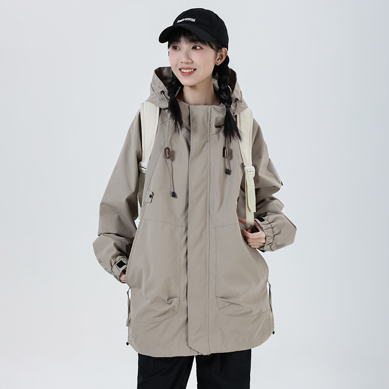 Charge spring autumn hooded loose trendy work jacket, ruffled and men's clothing set, paired with a handsome set H7.4#54