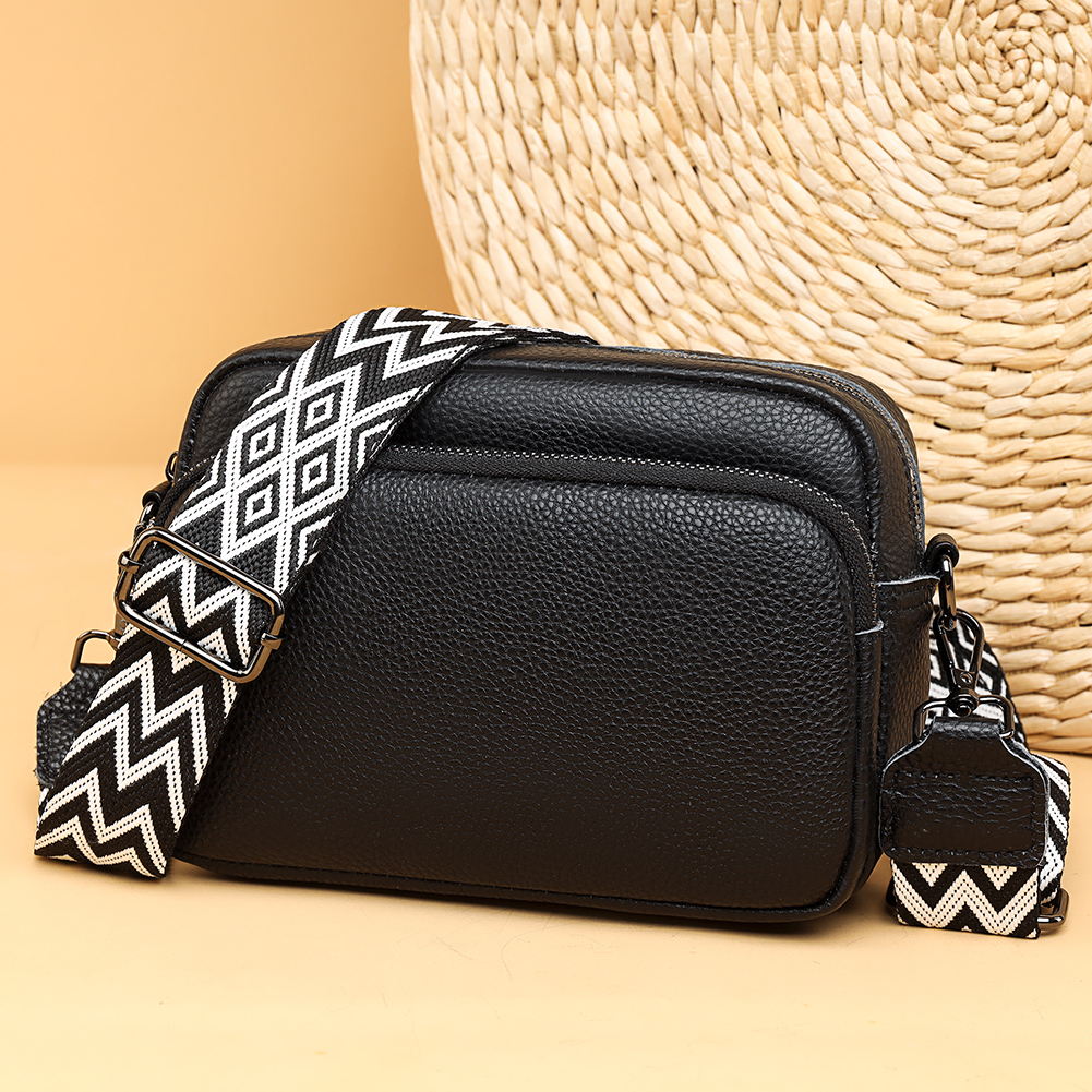 Women 2024 New Genuine Leather Simple Design Trend Crossbody Bags High Quality Female Cowhide Ladies Shoulder Bag H7.4#18.9
