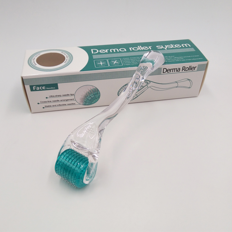 Mezoroller DRS 192 Real Needles Beard Derma Roller Microneedling for Hair Re- Growth Skin Care Body Treatment Microneedle MTS