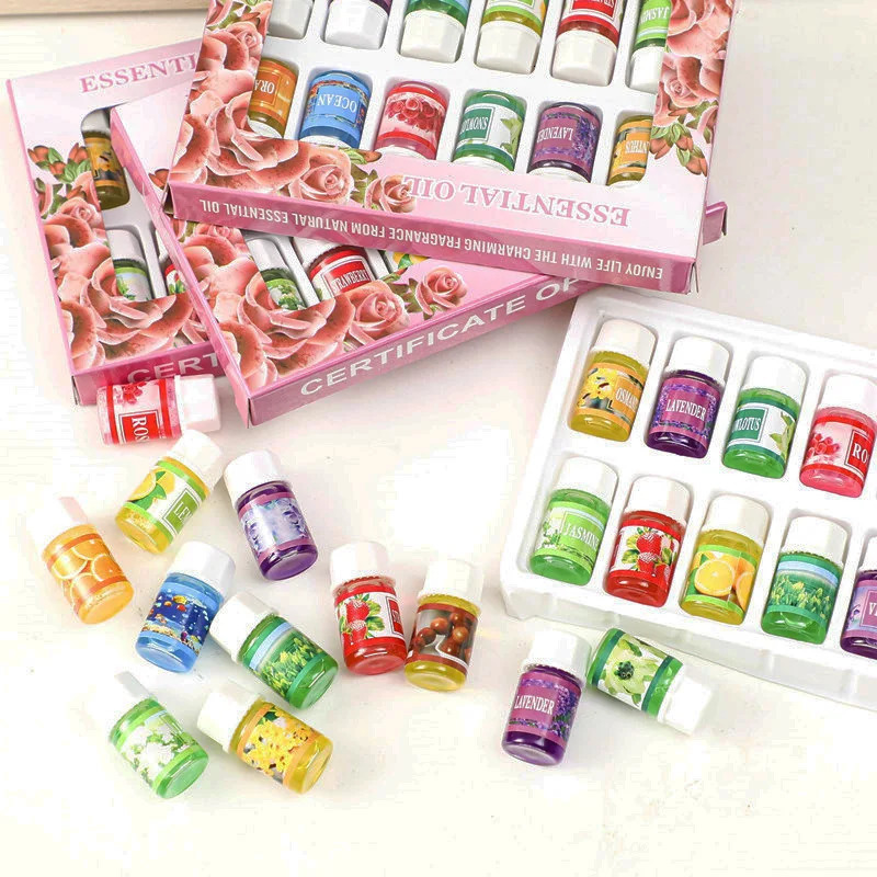 612Pcs Essential Oils For Aromatherapy Diffuser Sleep Oil Essential Rose carnation Aroma Massage Oil Air Purifier Lavender Oils 240704