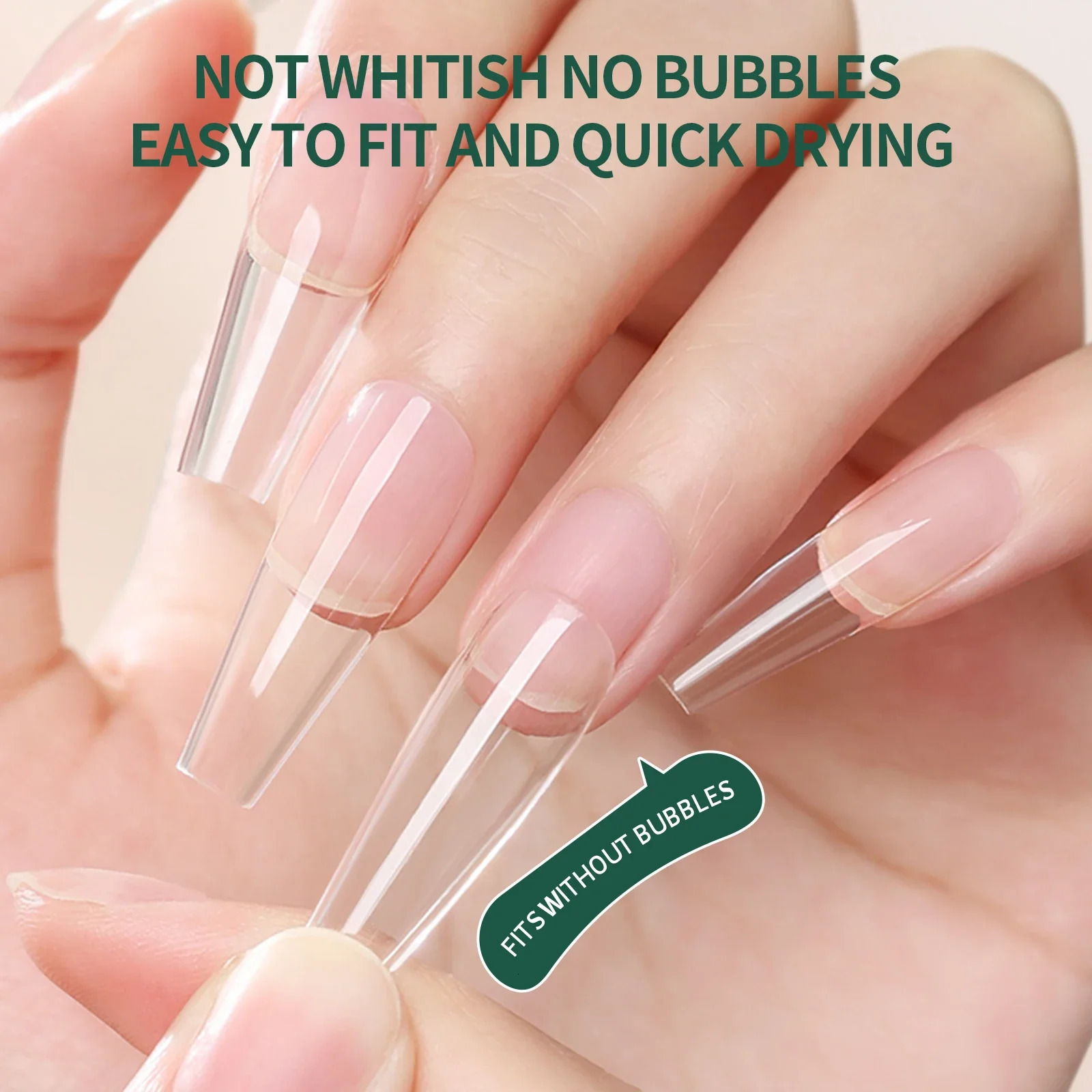 15ml nail glue for nail tip super durable brush professional fast drying gel for pressing nails 240703