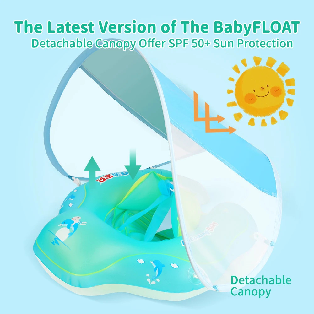 Upgrades Baby Swimming Float Inflatable Infant Floating Kids Swim Ring Circle Bathing Summer Toys Float Ring Toddler Pool Float 240624