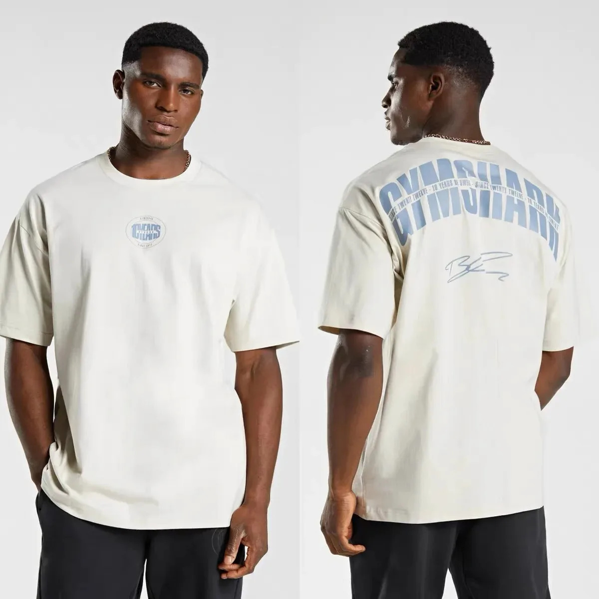 Men Oversized Tshirt Gym Fitness Loose Comfortable Sports Tees Summer Cotton Short Sleeves Top Bodybuilding Workout Shirts 240703