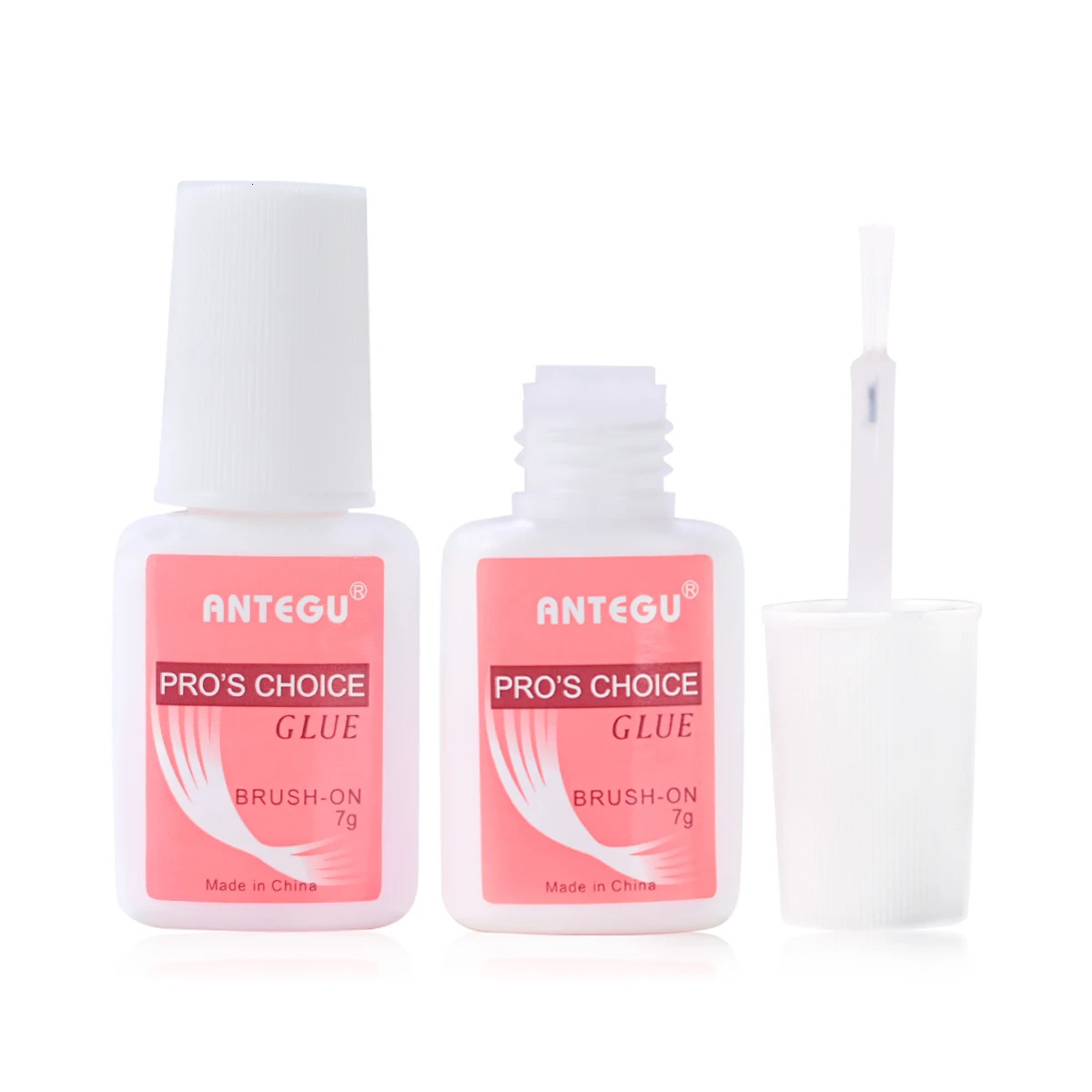 6 bottles of super strong nail glue used for nail tips acrylic nails and nail bonding brushes on nail glue 7ml 240703