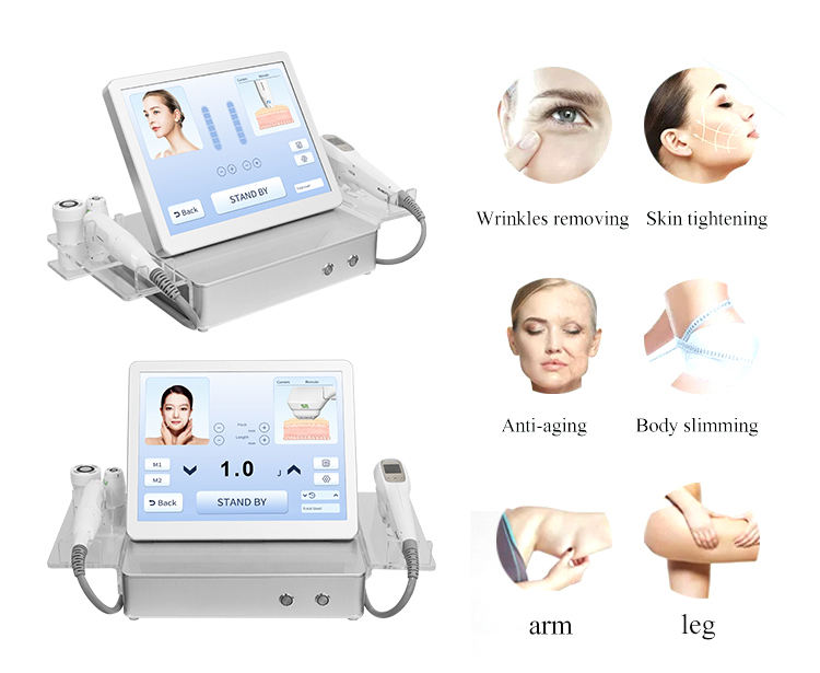 Popular 7D Hifu High Intensity Focused Ultrasound For Skin Portable Hifu 12D Facial And Body Hifu Machine And Anti Wrinkle