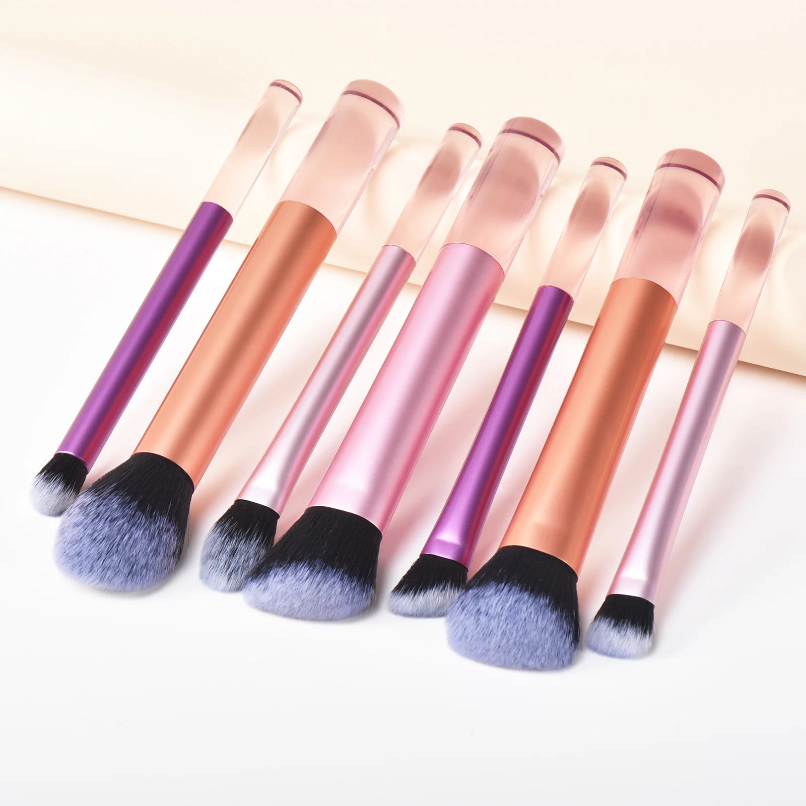 Colorful Makeup Brush Set Powder Brush Blush Foundation Brush Contour Brush Eyeshadow Brush Professional Makeup Tools 240704