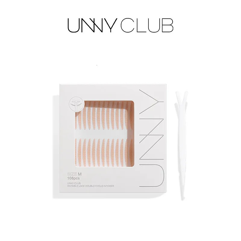 2024 U N Y Invisible Double Eyelid Tape Sticker Long Lasting Double-Fold Self-Adhesive Paste Beauty Big Eye Tools 240703