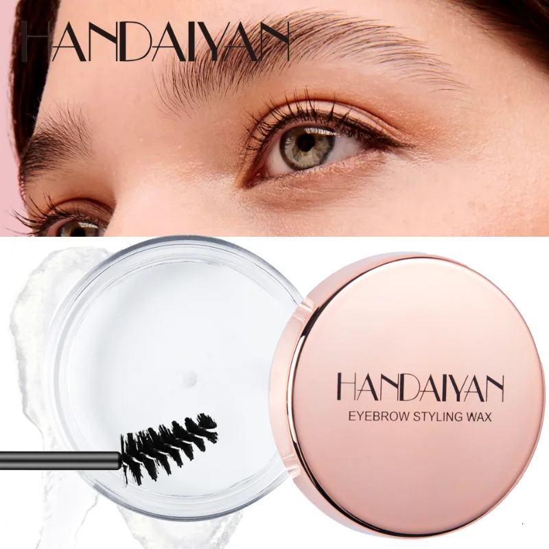 Wild Brow Wax Colourless Wax Eyes Brow Gel Long-Lasting 3D Feathery Wild Brow Styling Easy To Wear Makeup Eyebrow 240703