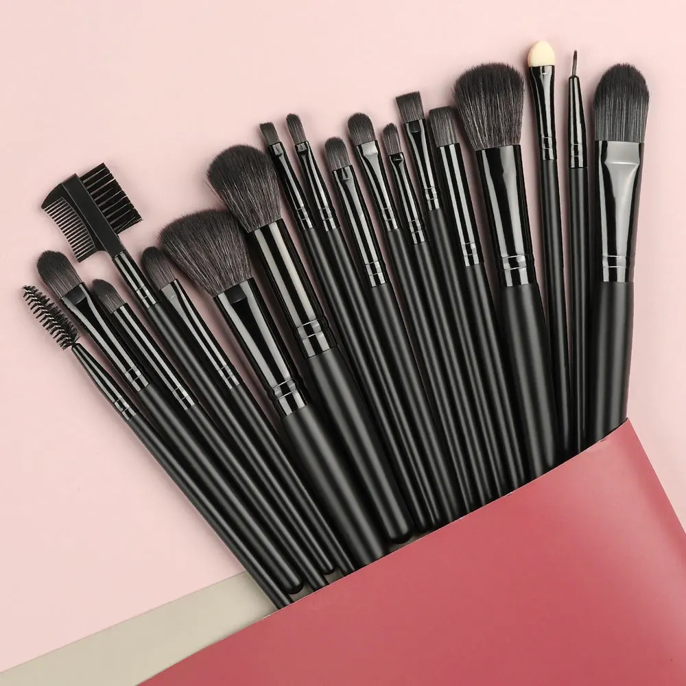 24Pcs Soft Fluffy Makeup Brushes Set Cosmetics Foundation Blush Powder Eyeshadow Kabuki Blending Make Up Brush Beauty Maquillaje 240704