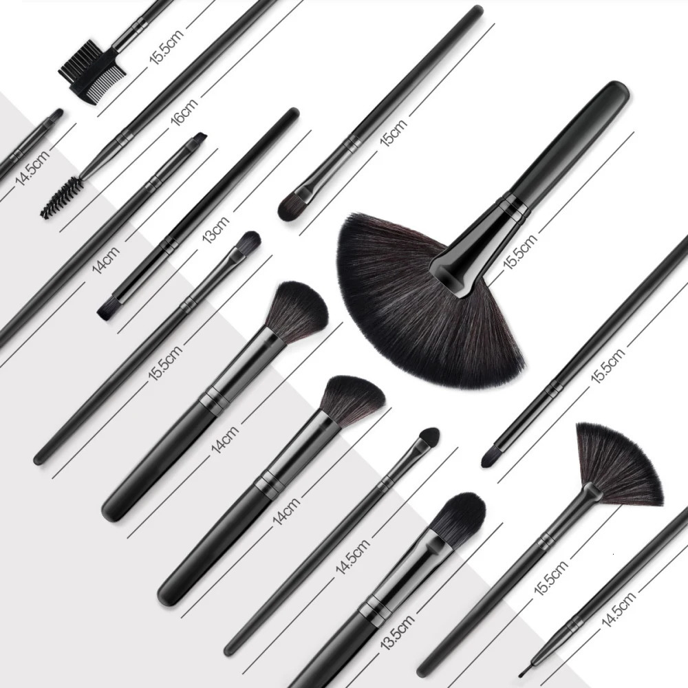 24Pcs Soft Fluffy Makeup Brushes Set Cosmetics Foundation Blush Powder Eyeshadow Kabuki Blending Make Up Brush Beauty Maquillaje 240704