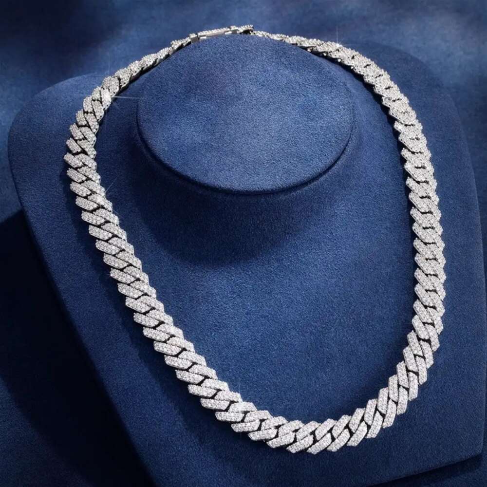 Fine Jewelry Bracelets Bangles Gold Cuban Link Bracelet 925 Sterling Silver Miami Custom Hip Hop Cuban Link Bracelet Men