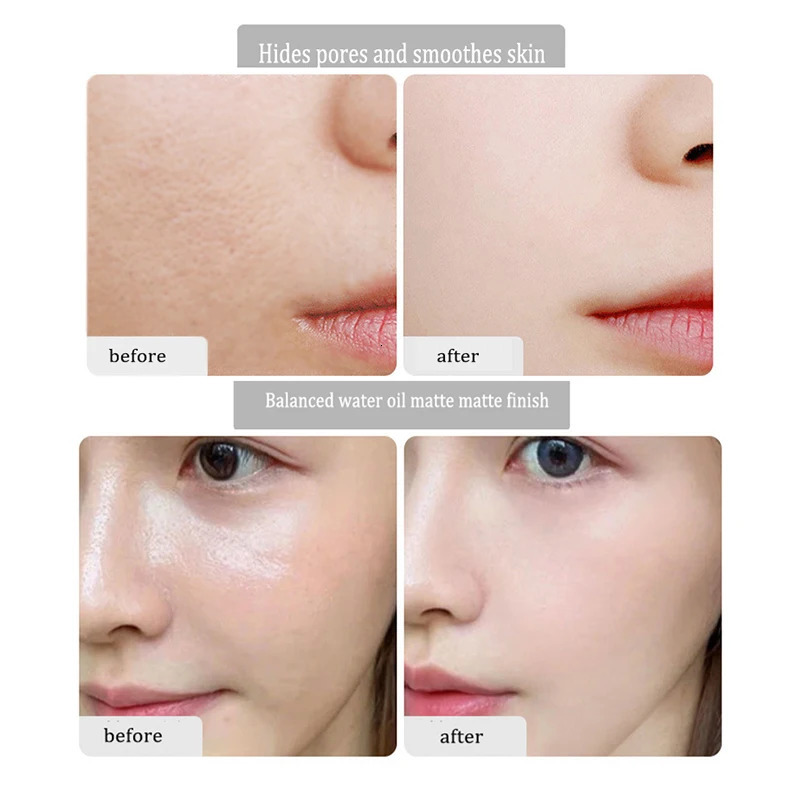 Invisible Pore Purple Primer Stick Waterproof Face Primer Makeup Base Gel Oil-control Matte Smooth Fine Lines Isolation Primer 240704