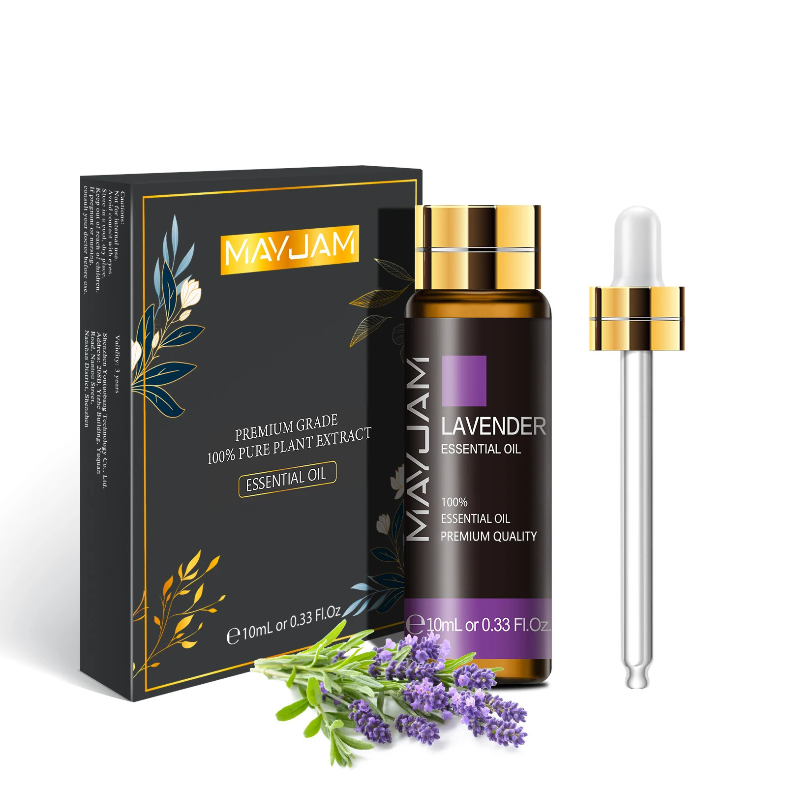 10ml Pure Plant Essential Oil For Humidifier Diffusers Mint Lavender Tea Tree Rose Vanilla Sandalwood Jasmine Pure Nature Oil 240704