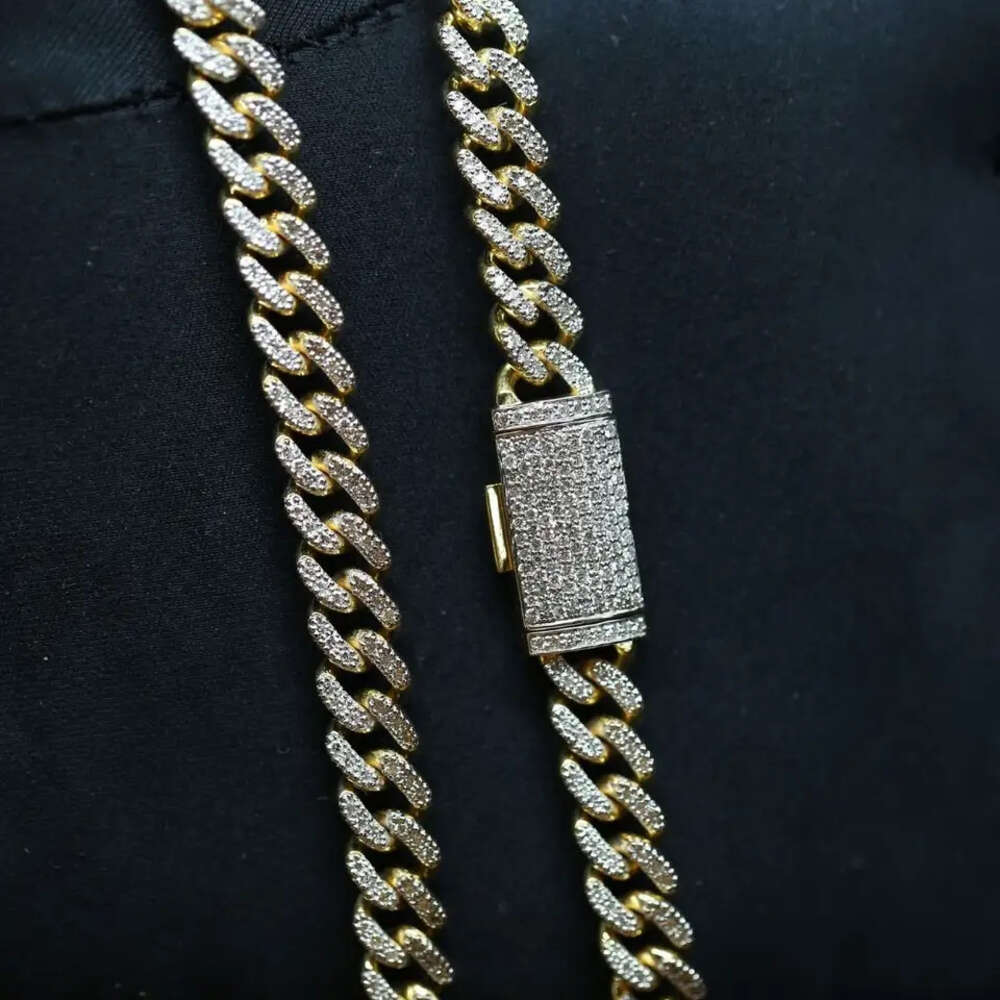 Bulk Supply New Design Hip Hop New Wholesale Diamond Cuban Link Chain for Women Mens Fine Jewelry